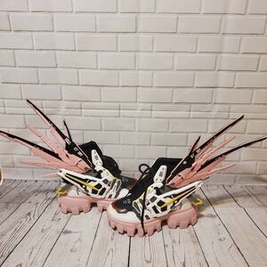 Anthony Wang Sour Sop 04 Gundam Wing Pink Sneakers US Women 7